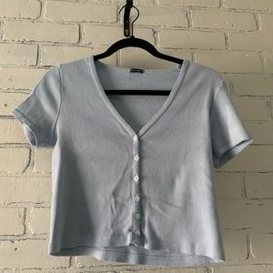 Light Blue Brandy Melville Shirt
